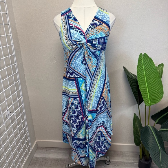 Chico's Dresses & Skirts - Chico’s Multicolor Asymmetrical Dress - New - Size 12